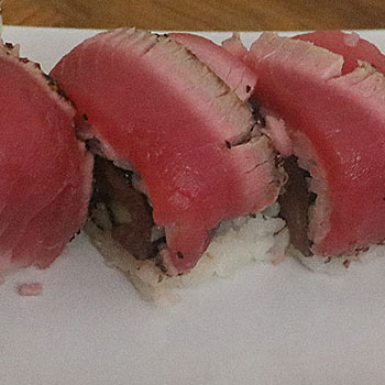 Salmon and Tuna Sushi Roll