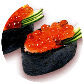 Salmon Eggs Sushi (Ikura)